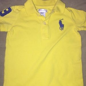 Ralph Lauren nine month one piece baby button up
